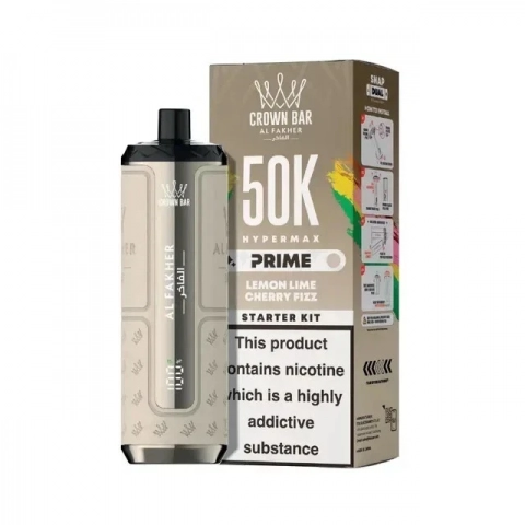 Al Fakher Hypermax Prime 50K Prefilled Refill Kit | lemon Lime Cherry Fizz